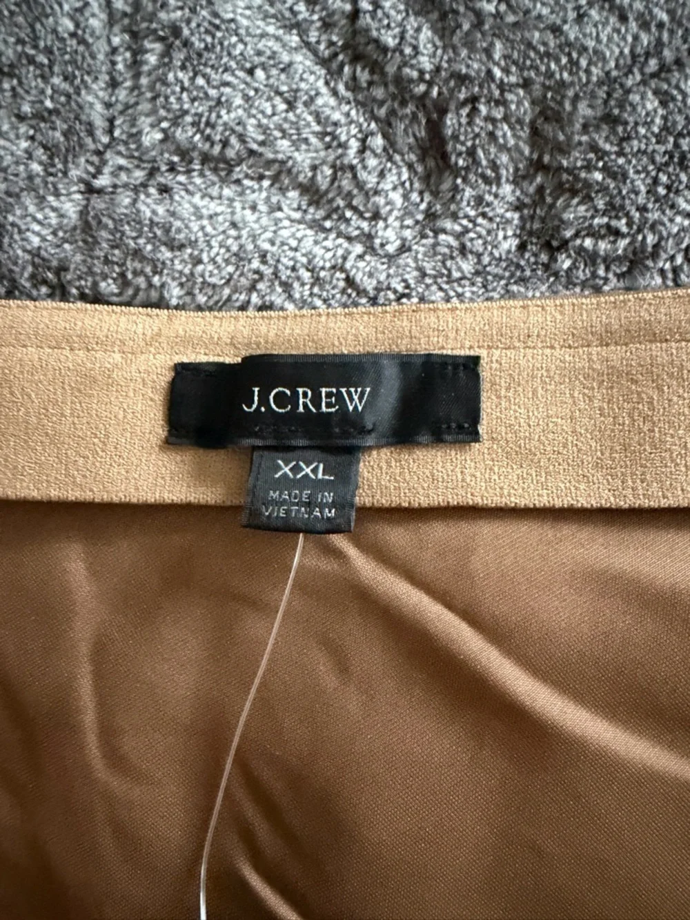 J.Crew Gwyneth Slip Skirt XXL Champagne Satin Midi NWT